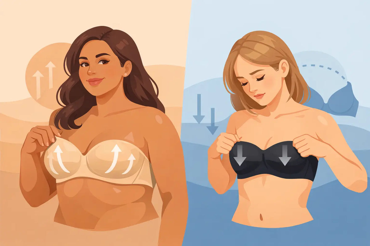 Strapless Support That Lifts, Not Slips