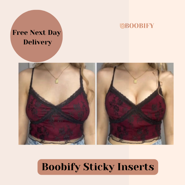 Boobify® Boob Job in a Box™ Sticky Inserts (AA-O Cup)