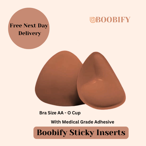 Boobify® Boob Job in a Box™ Sticky Inserts (AA-O Cup)