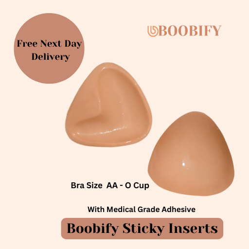 Boobify® Boob Job in a Box™ Sticky Inserts (AA-O Cup)