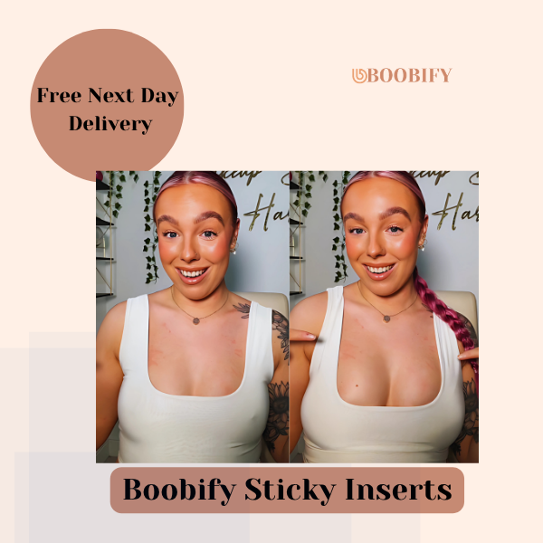 Boobify® Boob Job In a Box ™ Sticky Inserts (AA-O Cup)