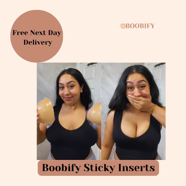 Boobify® Boob Job In a Box ™ Sticky Inserts (AA-O Cup)